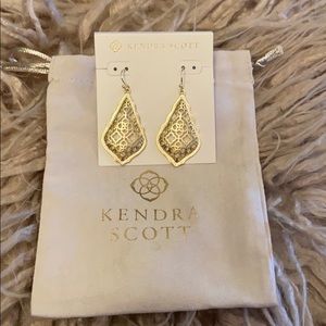 Kendra Scott gold Addie earrings